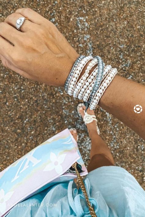 My favorite wrap bracelets from Victoria Emerson on sale this weekend! | Spring Outifts | Hello Gorgeous by Angela Lanter It Outfits, Bracelets Outfit, Angela Lanter, Victoria Emerson, Spring Bracelet, Clothing Blogs, Stone Wrapping, Wrap Bracelets, Hello Gorgeous