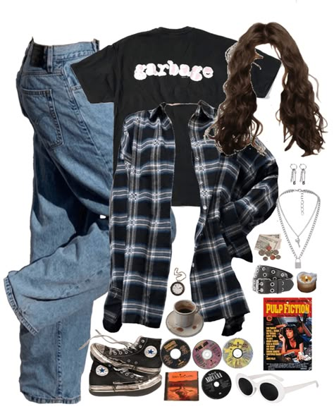 real grunge Outfit | ShopLook Grunge Outfit Ideas 90s, Grunge Outfits Gender Neutral, 99s Grunge Fashion, Real Grunge Outfits 90s, 90s Fashion Outfits 1990s Style Grunge, Edgy 80s Outfits, Grunge Clothes 90s, 80s Edgy Outfits, 90s Grunge Aesthetic Outfits Women