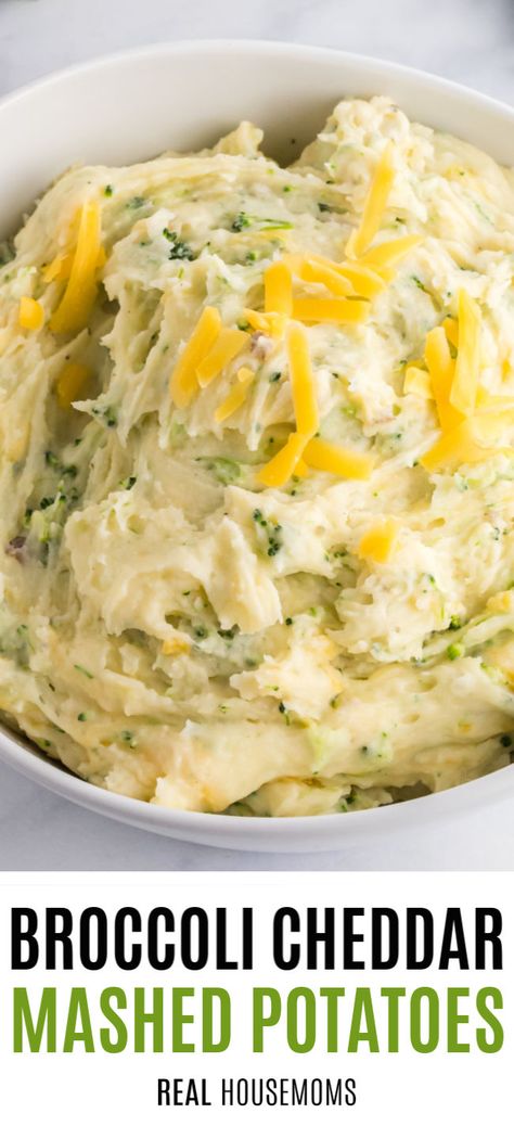 Broccoli And Mashed Potatoes, Mashed Potatoes With Broccoli, Broccoli Cheddar Potatoes, Broccoli Mashed Potatoes, Broccoli Potato Recipes, Potato And Broccoli Recipes, Broccoli And Potato Recipes, Mashed Veggies, Broccoli Cheddar Potato