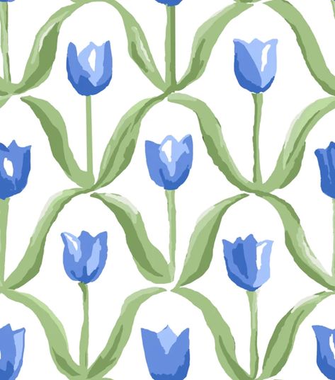 Dana Gibson Wallpaper, Spring Things To Draw, Blue And White Art Prints, Whimsical Patterns Design, Blue And Green Pattern, Blue And Pink Prints, Painting Ideas Patterns, Cute Fabric Prints, Blue And White Paintings