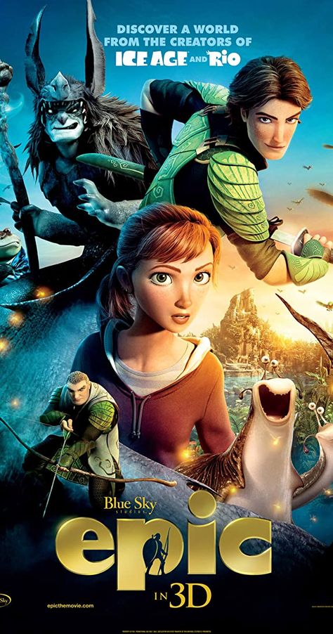 Epic Movie 2013, Epic 2013, Animated Movie Posters, Good Animated Movies, Epic Movie, Rudyard Kipling, Film Disney, Animation Movie, Movie Wallpapers