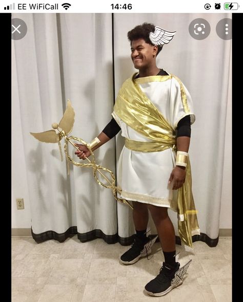 Greek Gods Costume, Greek Gods And Goddesses Costumes, Zeus Costume, Greek Goddess Costume Diy, Greek Mythology Costumes, Greek Goddess Costume Halloween, Hades Costume, Mythology Costumes, God Costume