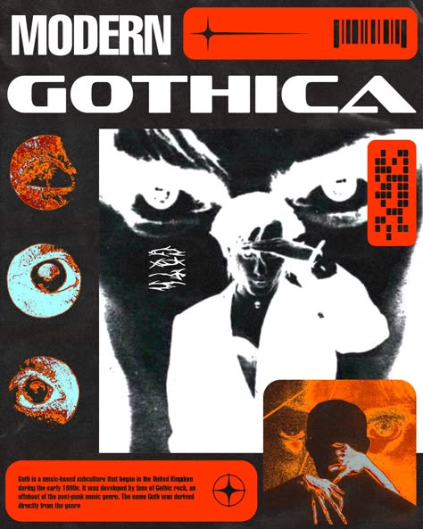 Gothic aestethic, gothica, graphic design, graphic design inspo, design inspo, design trend Gothic Graphic Design Poster, Halloween Magazine Layout, Modern Gothic Graphic Design, Creepy Graphic Design, Gothic Website Design, Emo Graphic Design, Gothic Poster Design, Gothic Design Graphic, Gothic Aestethic