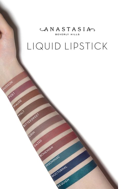 Anastasia Beverly Hills Liquid Lipstick | Nordstrom Pink Liquid Lipstick, Anastasia Beverly Hills Liquid Lipstick, Red Liquid Lipstick, Lip Trends, Anastasia Beverly Hills Makeup, Gift Kit, Diy Kits Gift, Your Lips, Fabric Gift Bags