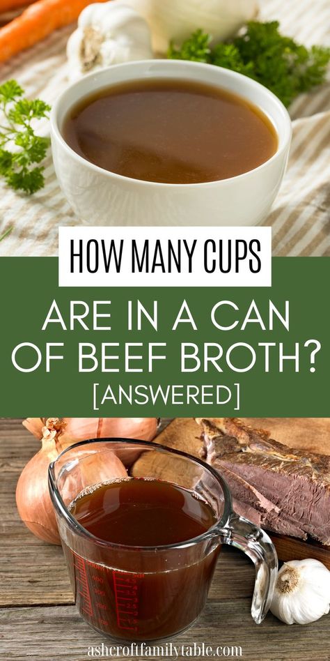 How many cups are in a can of beef broth. Beef Broth Soup Recipes, Beef Stock Recipe, Beef Stock Recipes, Beef Soup Bones, Go Vegetarian, Asian Soup Recipes, Mignon Steak, Filet Mignon Steak, Frozen Dessert Recipe