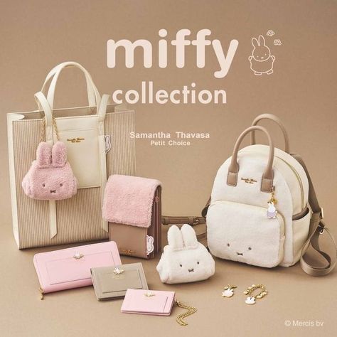 #miffy #coinpurse #cuteness Christmas Posts, Samantha Thavasa, Kawaii Bags, Cute Wallets, Cute Stationary, Pretty Bags, Cute Stuffed Animals, Cute Little Things, Essential Bag