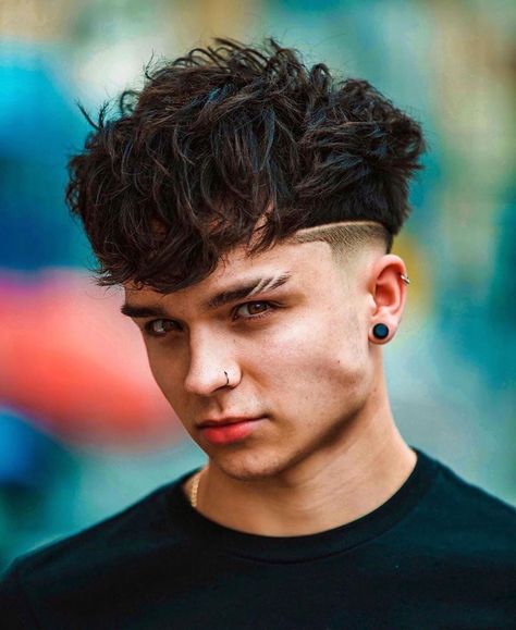 7,958 Likes, 31 Comments - MENS HAIR, BEARDS & TUTORIALS (@brutalbarbers) on Instagram: “Present: @lidsbarbers 📷 Comment below your thoughts about this one, and tag a friend 👇…” Eyebrow Cut, Eyebrow Slits, Eyebrow Trends, Dark Eyebrows, Eyebrow Design, Men Haircut Curly Hair, Eyebrow Hacks, Guys Eyebrows, Men Hair Color