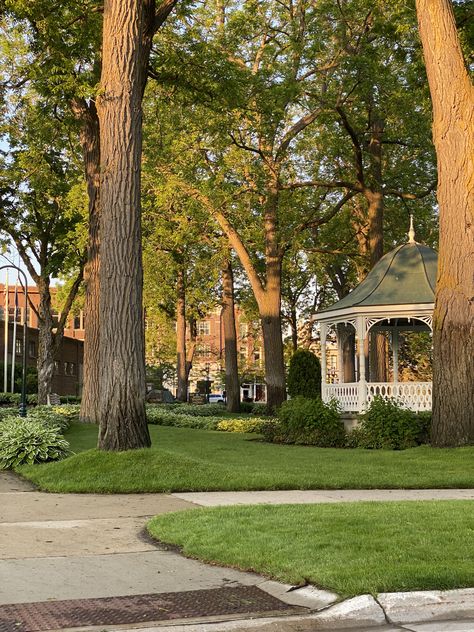 Pretty Neighborhood Aesthetic, Neiborhood Aesthetic, Pretty Neighborhood, Small Town Summer, Small Town Life, Summer Dates, Autumn Aesthetic, City Aesthetic, American Dream