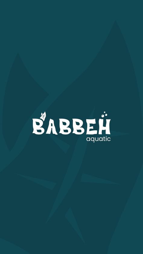 Babbeh Aquatic is a shop that sells decorative aquarium equipment. I made the logo using wordmark type, with the aim of the logo can be easily read and remembered Logo Design, ? Logo, Canning, Logos