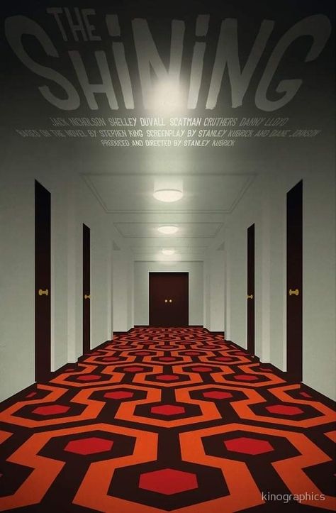 The Shining Poster, Horror Posters, Horror Movie Art, Horror Movie Posters, Movie Posters Minimalist, Alternative Movie Posters, Movie Poster Art, Stanley Kubrick, Foto Art