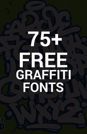 80 Free Graffiti Fonts - the Ultimate list of graffiti fonts & typefaces Graphitti Letters Fonts, Font Styles Alphabet, Free Graffiti Fonts, Cool Fonts Alphabet, Graffiti Creator, Alphabet Graffiti, Graffiti Fonts, Graffiti Names, Graffiti Lettering Alphabet