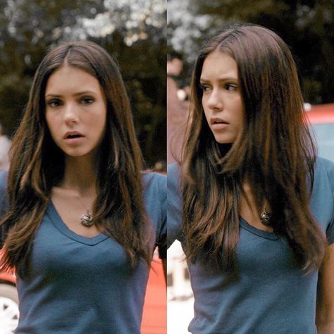 Nina Dobrev Hair Color, Nina Dobrev Hair, Healthy Blonde Hair, Elena Gilbert Style, Vampire Diaries Outfits, Katerina Petrova, Elena Gilbert, Girl Inspiration, Nina Dobrev