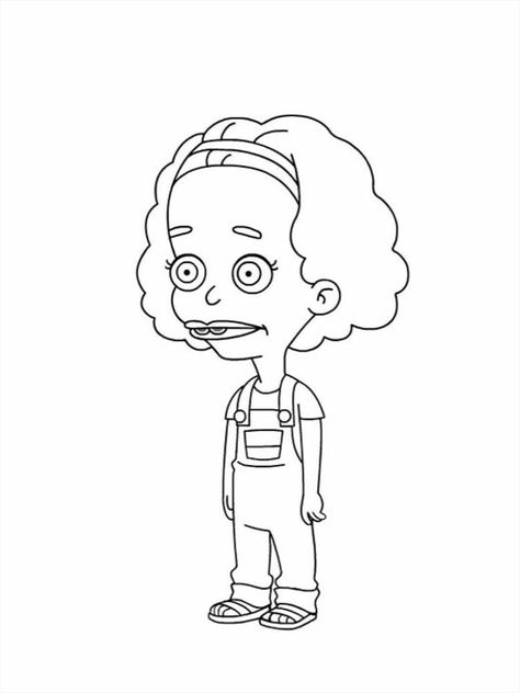 Big mouth Big Mouth Coloring Pages, Big Mouth Template, Big Mouth Character Template, Big Mouth Characters Drawings, Big Mouth Painting, Easy Drawings Colorful, Big Mouth Drawing, Big Mouth Characters, Big Mouth Tattoo