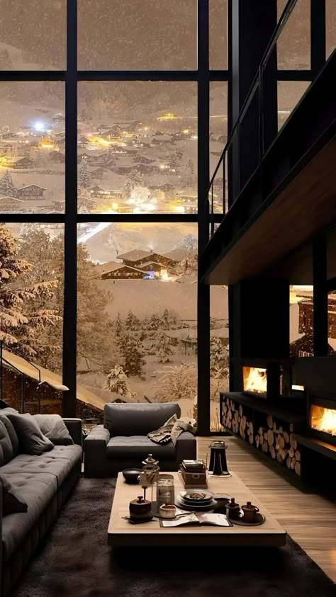 Mountain Interior Design, Mountain Interiors, Luxury Homes Dream Houses, Dream House Interior, Dream House Exterior, Farmhouse Design, House Designs Exterior, Dream Home Design, Decoration Design