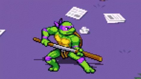 Tmnt Shredders Revenge GIF - Tmnt Shredders Revenge - Discover & Share GIFs Shredders Revenge Art, Tmnt Shredders Revenge Art, Tmnt Pixel Art, Tmnt Shredders Revenge, Tmnt Video Game, Shredder's Revenge, Tmnt Gif, Turtle Gif, Tmnt 1987