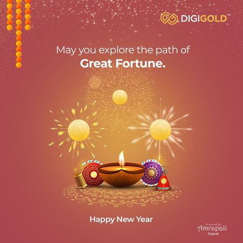 Happy New Year After Diwali, Diwali New Year Post, Happy New Year Diwali, Happy New Year And Diwali, Diwali New Year, Durga Pooja, New Year Post, Festival Quotes, Digital Advertising Design