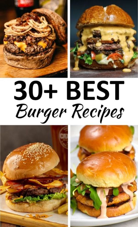 burger recipes pin Deep Fried Burger Patty, Smashed Burger Recipes, Pablano Pepper Burger, Burger King Menu Board, Chili Cheese Burger Recipe, Gourmet Burger Toppings, Burger Ideas Toppings, Beef Burger Ideas, Tasty Burger Recipes