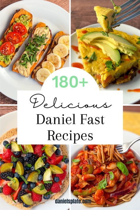 These divinely delicious Daniel Fast recipes are specially designed for those doing the Daniel Fast or those eating a whole-food, plant-based diet like Daniel. There are no animal products, processed sugar, oil, additives, or preservatives. What To Eat On Daniel Fast, Meals For Daniel Fast, No Preservative Meals, Daniels Fast Meals, Daniel’s Fast Breakfast, Meals For Daniel Fast 21 Days, Daniel Fast Food Ideas, 21 Day Daniel Fast Recipes, High Protein Daniel Fast Recipes