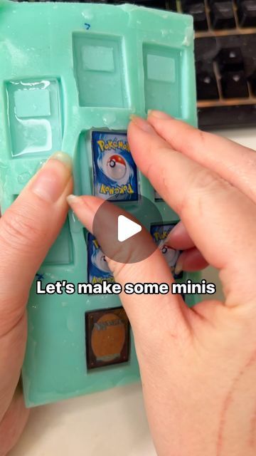 Yume Cafe on Instagram: "One of my more tedious crafts, but you can’t argue with those results 🥰 
————————————————————————-
♡
#resin #handmade #doming #resinasmr #handmadekeychain #resinmold #reels #followmyshop #miniatures #pokemoncards #keychain #demolding #crafting #resinkeychain #crafttutorial #kawaiishop #anime #resina #resincharms #resinart #resincraft #resinpour #custom #resinshaker #resinvideos #artist" Anime Keychain, Resin Pour, Craft Tutorial, Kawaii Shop, Resin Charms, Resin Molds, Pokemon Cards, Resin Crafts, Resin Art