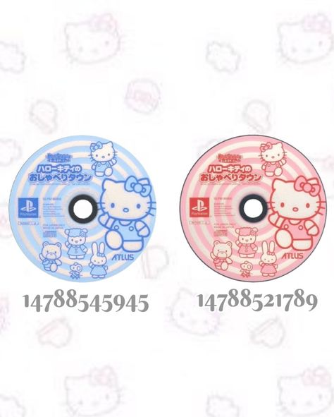 Bloxburg Decal Codes Cds, Hello Kitty Poster Codes For Bloxburg, Cute Bloxburg Summer Houses, Bloxburg Picture Codes Circle, Bloxburg Room Ideas Hello Kitty, Sanrio Codes Bloxburg, Twice Decals Bloxburg, Image Id For Bloxburg Aesthetic, Hello Kitty House Bloxburg