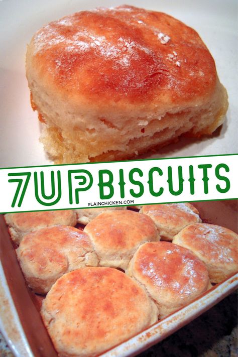 7 Up Recipes, 7 Up Rolls, Easy 7 Up Biscuits, 7up Biscuits No Bisquick, 7up Biscuits Recipe, Bisquick 7up Biscuits, 7up Bisquick Biscuits, Nashville Recipes, 7 Up Biscuits Recipe