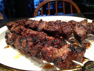 Old Farmhouse Cooking: Chislic ~ Cowboy Candy ~ Beef Kabobs Chislic Recipe, Beef Kabob Recipes, Homestead Recipes, Cowboy Candy, Goat Recipes, Beef Kebabs, Marinated Lamb, Cooking Products, Beef Steak Recipes