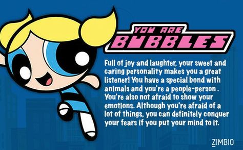 Which Powerpuff Girl Are You? It Girl Tattoo, Bubbles Powerpuff Girls Aesthetic, Powerpuff Girls Quotes, Girl Tattoo Ideas, Tattoo Stomach, Powerpuff Girls Bubbles, Bubbles Powerpuff, Power Puff Girls Bubbles, Powerpuff Girls Cartoon