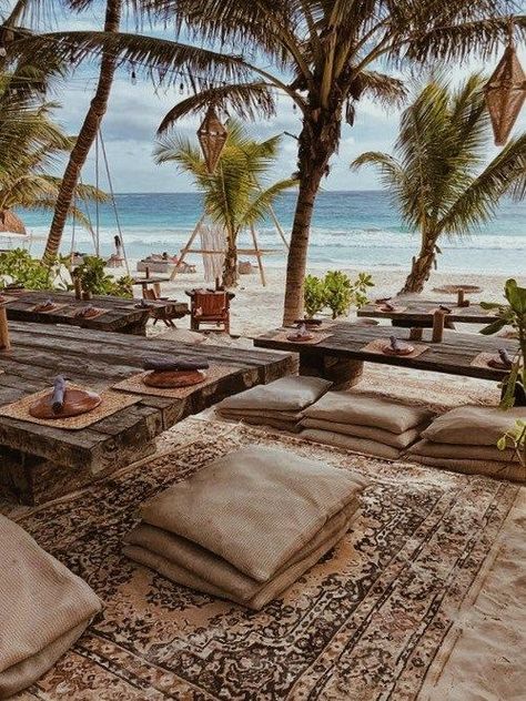 Tulum Party, Tulum Beach, Beach Lounge, Beach Cafe, Functional Space, Tulum Mexico, Beach Design, Beach Bars, Beach Vibe