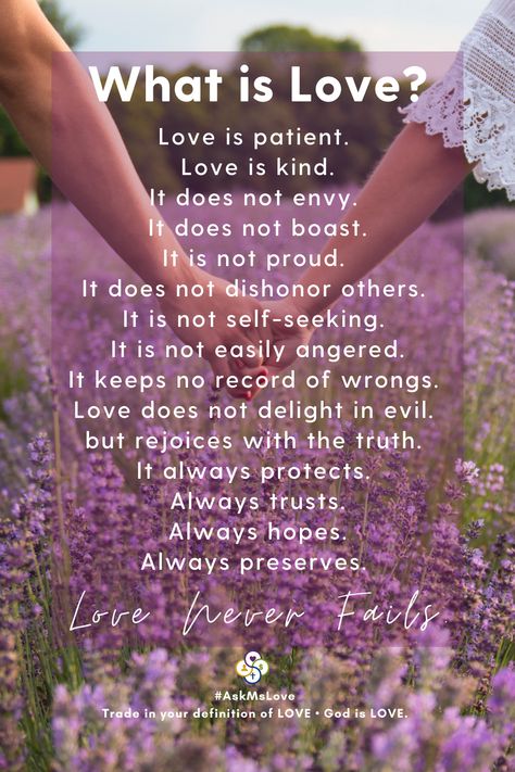 What is Love? How close does YOUR definition line up with God's? . . #WhatIsLove #Findlove #Godislove #Love #WhatisLoven #definelove #LoveisGod #Loveispatient #Loveiskind #Loveneverfails #AskMsLove #TrueLove God's Unconditional Love, Love God Love People, God Centered, God Centered Relationship, Definition Of Love, God Is Love, Year Quotes, Quotes About New Year, Love Never Fails