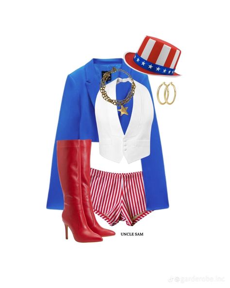 Sam Halloween Costume, Sam Halloween, College Costumes, Book Girlies, Hot Halloween, Uncle Sam, Costume Halloween, College Girls, Halloween Costume