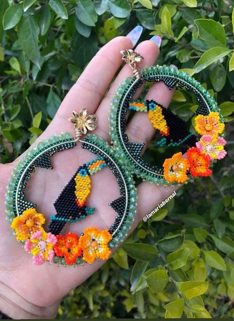 Miyuki Beads Pattern, Beadwork Tutorial, Earrings Circle, Beaded Jewelry Designs, Bead Embroidery Jewelry, Embroidery Jewelry, Miyuki Beads, Beaded Jewelry Patterns, Beaded Brooch