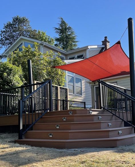 Planning a patio renovation this spring? The shade sail products from Shade Sails Canada are high quality, beautiful and guaranteed to last! With custom and standard sizing available, a wide variety of colours and multiple styles, these shade sails are sure to improve any outdoor space. Visit our website to find out more. Patio Renovation, Waterproof Shade Sails, Summer Deck, Retractable Shade, Shade Sails, Privacy Panels, Custom Shades, Patio Designs, Cabin Ideas