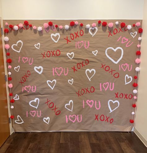 Valentine's Day Bulletin Board Decoration - Classroom, Work, School, Facility Valentines Hallway Decor School, Valentines Day Poster Board Ideas, Valentine’s Day Board, Valentines Day Office Decorations Ideas, Bulletin Board Ideas Valentines Day, February Bulletin Board Ideas For School, Valentine’s Day Bulletin Board Ideas, Valentine’s Day Bulletin Board, Valentines Bulletin Boards