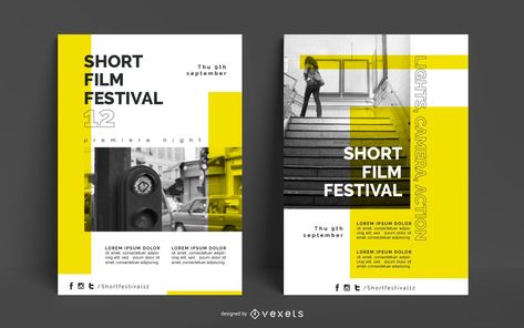 Festival Brochure, Poster Layouts, Film Festival Poster, Project Proposal Template, Free Brochure Template, Posters Design, Creative Brochure, Festival Poster, Movie Posters Design