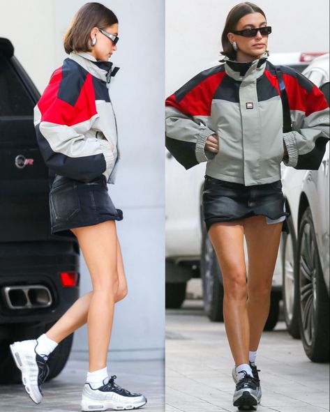 Model Off Duty Style Casual, Hailey Bieber Paparazzi, Hailey Baldwin Style Outfits, Sporty Girl Outfits, Hailey Bieber Outfits, Hailey Baldwin Style, Polished Casual, Models Off Duty Style, Insta Outfits