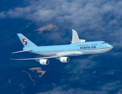 Korea Airline, Korean Airlines, Airplane Photos, 747 400, Jumbo Jet, Korean Air, Airplane Photography, Boeing Aircraft, Passenger Aircraft