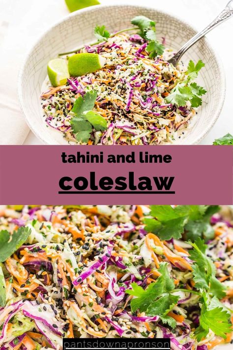 The only coleslaw recipe you'll ever want or need Authentic Greek Salad, The Best Coleslaw, Lime Coleslaw, Autumn Lunch, Best Coleslaw, Detox Meals, Best Coleslaw Recipe, Indian Salads, Healthy Coleslaw