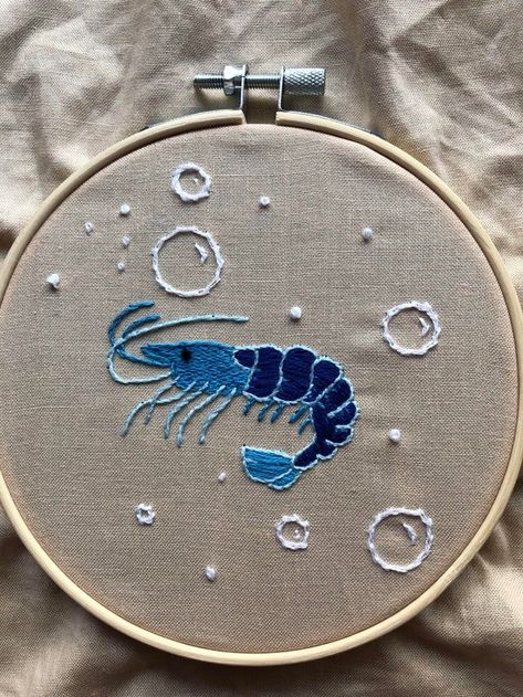 Under Water Embroidery, Sea Life Embroidery Patterns, Under The Sea Embroidery Designs, Sea Theme Embroidery, Sea Horse Embroidery, Sea Animals Embroidery, Manta Ray Embroidery, Sea Creature Embroidery, Embroidery Sea Life