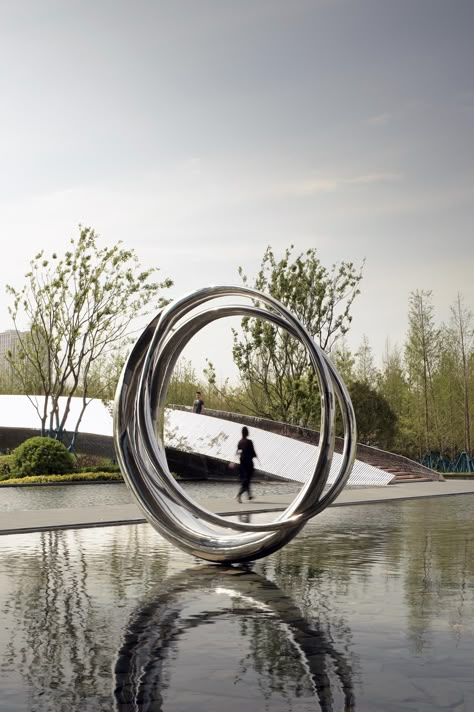 Ye Yu Hua Garden by LAURENT Precedent Study, Water Sculpture, Plant Installation, Garden Sculptures, Landscape Construction, Natural Scenery, Water Feature, Sculpture Installation, Modern Sculpture