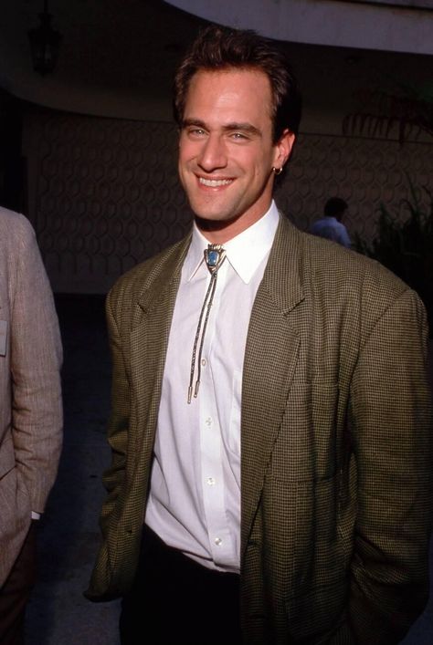 Christopher Meloni during NBC's Annual Fall Press Tour at Century Plaza Hotel in Los Angeles, California, United States, on July 18, 1990 Jon Abrahams, Jason Biggs, Andre Braugher, Elliot Stabler, Tony Jaa, Chris Messina, Christopher Meloni, Cole Hauser, Deadpool 2