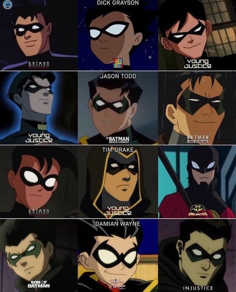 Nightwing Young Justice, Young Justice Robin, Teen Titans Robin, Robin Comics, Batman Animated, Batman Concept, Batman Poster, Comic Villains, Univers Dc