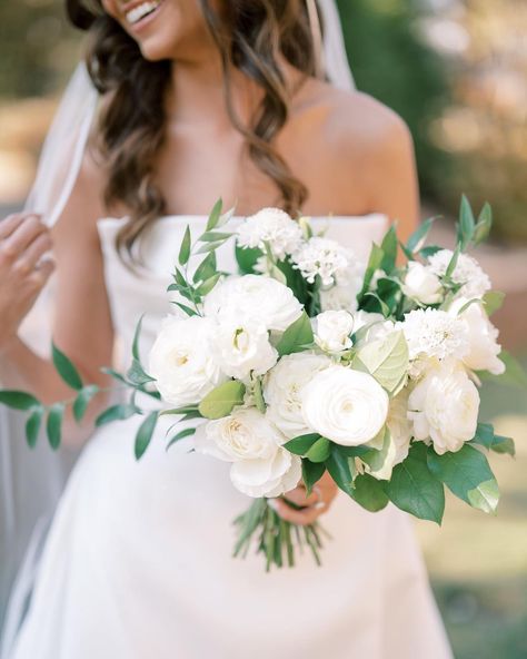 White Bouquets, Haint Blue, Bridal Bouquet Blue, Gold Wedding Inspiration, Floral Business, Nancy Meyers, Photos Poses, Beautiful Bouquets, White Bridal Bouquet