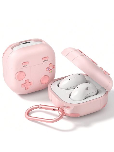 Pink  Collar  Silicone  PU Earphone Cases Embellished   Cases Samsung Galaxy Buds, Samsung Galaxy Phones, Earbuds Case, Pink Cases, Breast Tape Lift, Smart Technology, Pink Collar, Pink Collars, Smart Technologies