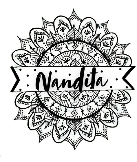 Name Mandala Art, Mandala Art Drawing, Kolka Design, Scape Painting, City Scape Painting, Plate Drawing, Name Tag Design, Front Page Design, Simple Mandala