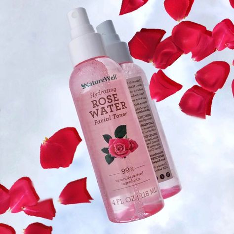 Rose Water For Skin, Rose Water Toner, Hydrating Facial, Pink Car, Repair Cream, Rose Oil, Facial Toner, Setting Spray, Rose Water