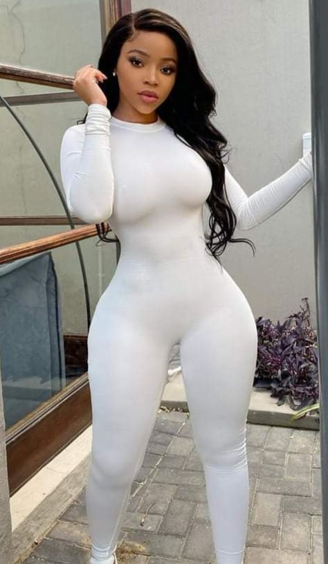 Body Glove Jumpsuit Outfit, Chocolate Melts, Tight Fitted Dresses, Boujee Outfits, Jumpsuit Outfit, Bodysuit Fashion, Red Jumpsuit, Body Glove, Curvy Girl Outfits