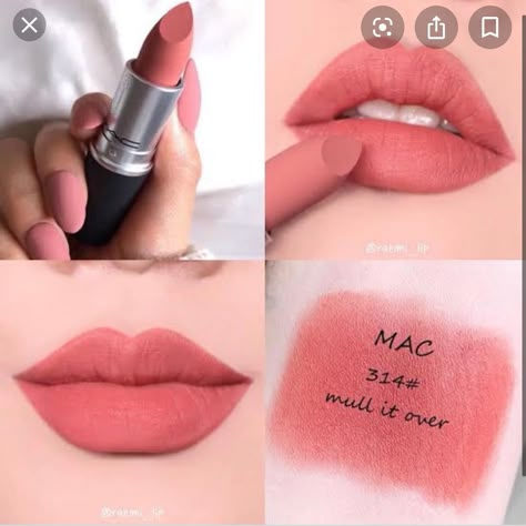 Mac Powder Kiss Lipstick Mull It Over, Mac Lipstick Mull It Over, Mull It Over Mac Lipstick, Mac Mull It Over Lipstick, Thanks Its Mac Lipstick, Mac Powder Kiss Lipstick Swatches, Best Mac Lipstick Colors, Pretty Lipstick Colors, Mac Makeup Lipstick