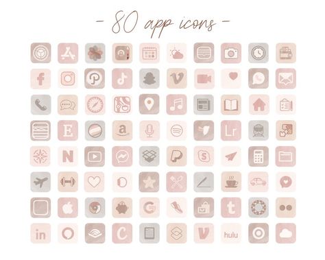 Boho App Icons Aesthetic Boho App Elements Iphone Icons iOS14 | Etsy Boho App Icons, App Icon Bundle, Icons Hand Drawn, Icona Ios, Icon Package, Pastel Icons, Flower App, App Icons Aesthetic, Ios App Iphone