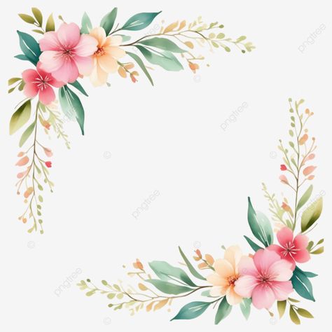 colorful corner design corner border design colorful spring-blooming branch flower decoration png Flower Corner Border Design, Border Design Colorful, Png Decoration, Corner Border, Corner Borders, Corner Design, Flower Branch, Corner Designs, Illustration Artwork