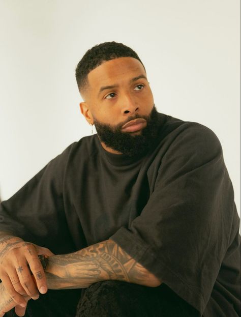 Odell Beckham Jr Hair, Odell Beckham Jr Haircut, Beard Styles For Black Men, Beckham Haircut, Beard Styling, Black Men Haircut, Wedding Haircut, Black Hair Cuts, Curly Hair Fade